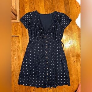 abercrombie and fitch size XS navy dress
